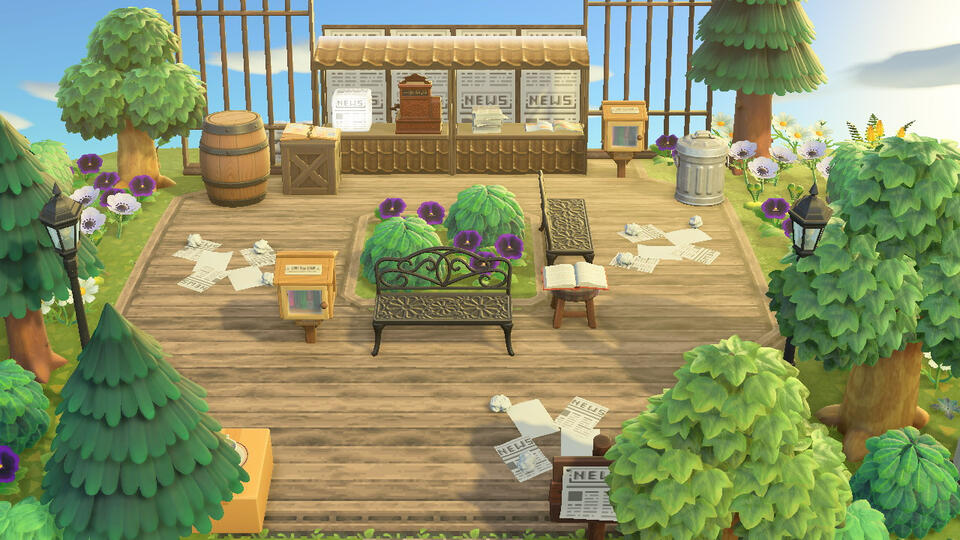 Elyon's newspapers stand