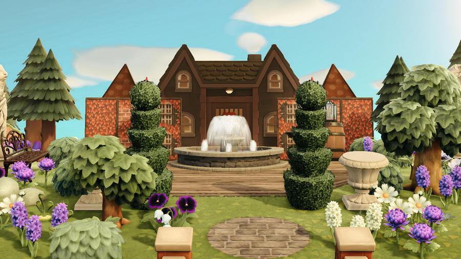 A screenshot of Elyon, Shamely's victorian island