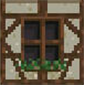 Window & wall with wooden features