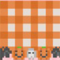 Halloween orange blanket